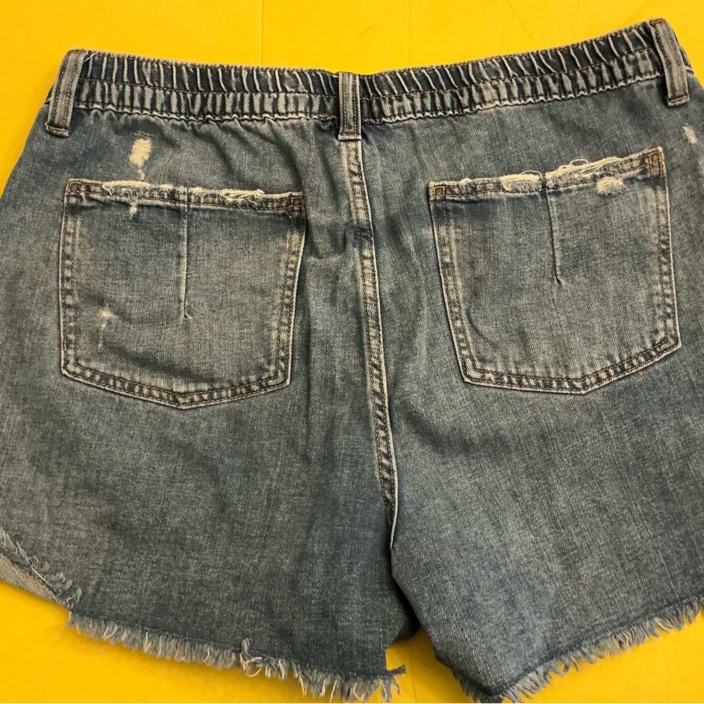 Aerie Dream daydream Jean denim shorts sz large - Picture 4 of 6